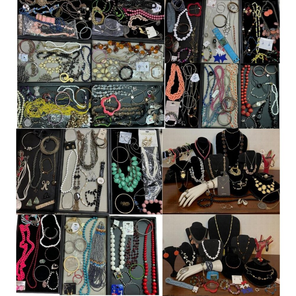 1+ Pounds 25-30 Pcs All Wearable Vintage To Modern Jewelry-READ PLEASE - Picture 11 of 12